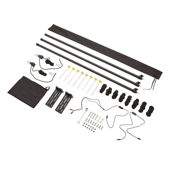 Dachboxkönig Markise LEAF EXTENDED Links 200cm grau