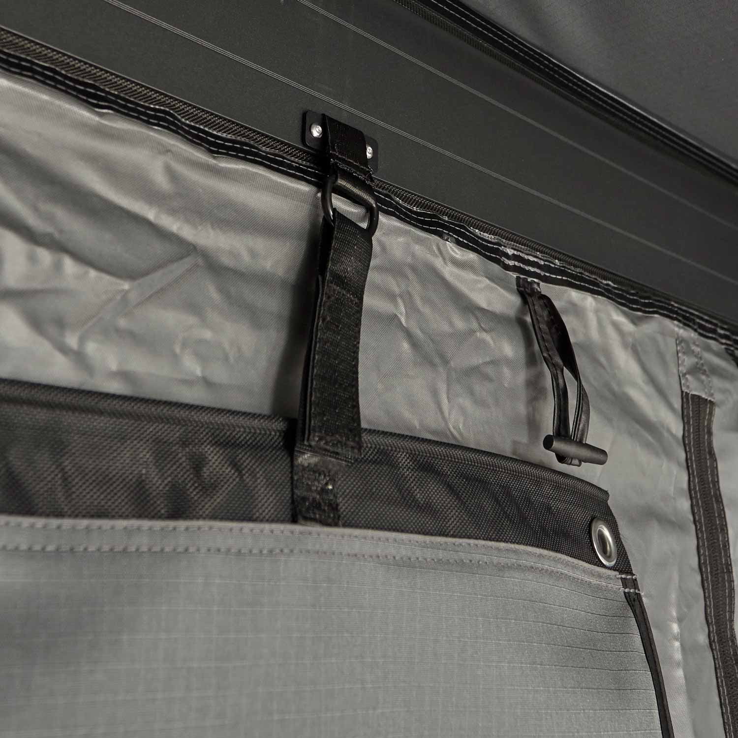 Dachboxkönig Markise LEAF EXTENDED Links 200cm grau