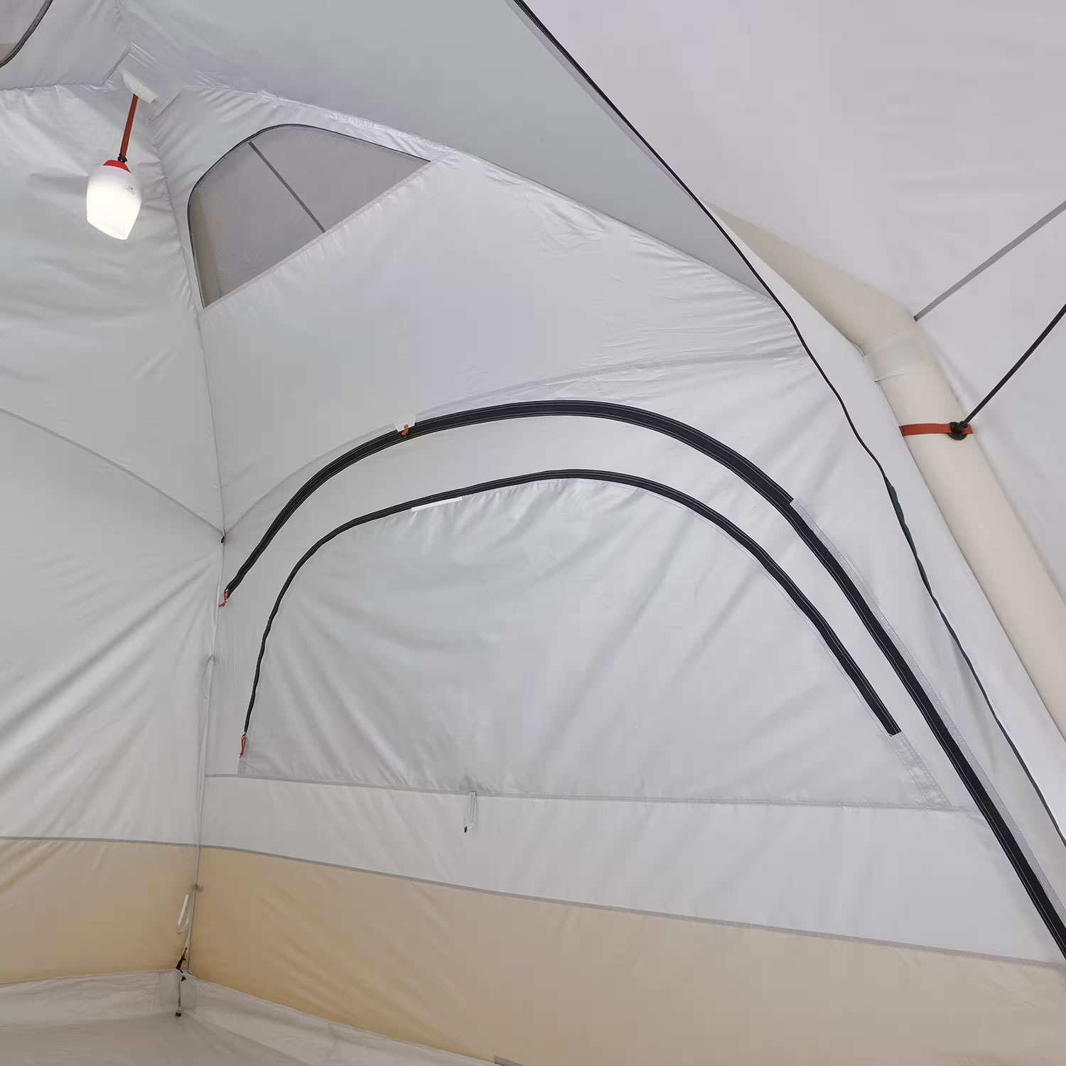 QUECHUA Aufenthaltszelt aufblasbar Base Air Seconds Fresh für 8 Personen
