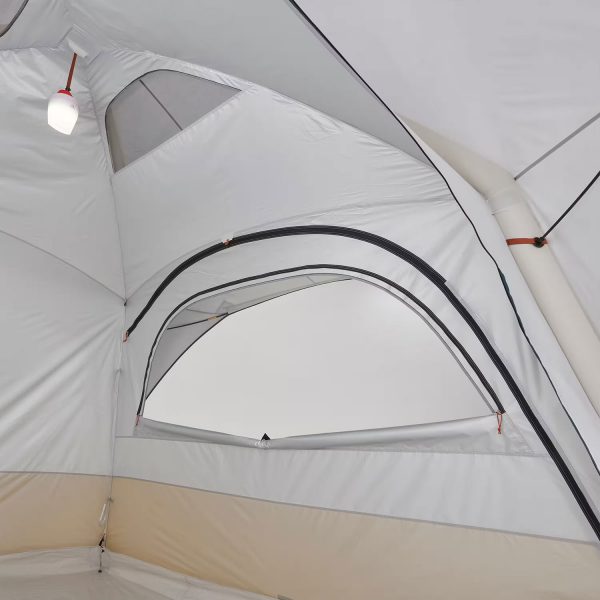 QUECHUA Aufenthaltszelt aufblasbar Base Air Seconds Fresh für 8 Personen