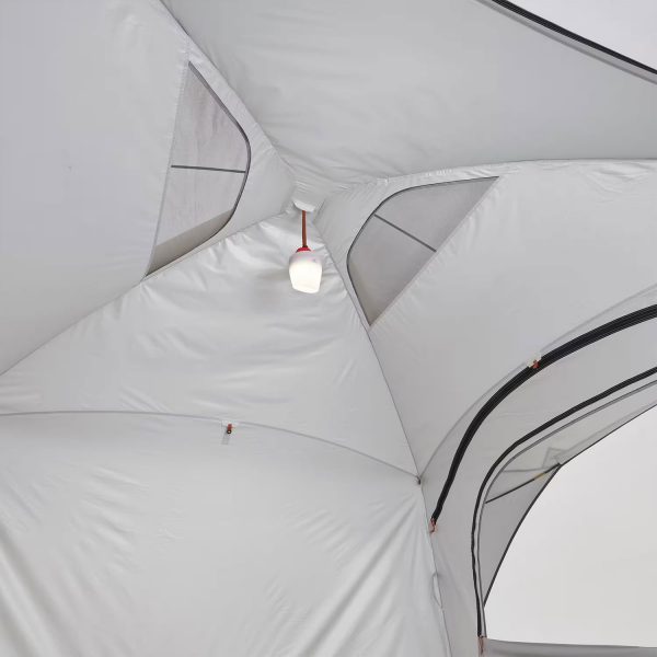QUECHUA Aufenthaltszelt aufblasbar Base Air Seconds Fresh für 8 Personen