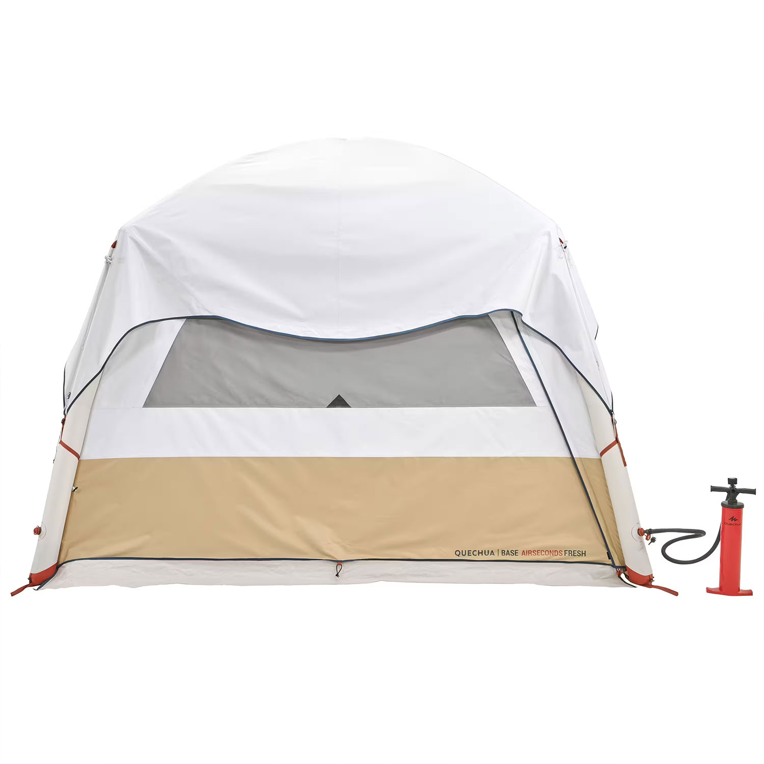 QUECHUA Aufenthaltszelt aufblasbar Base Air Seconds Fresh für 8 Personen